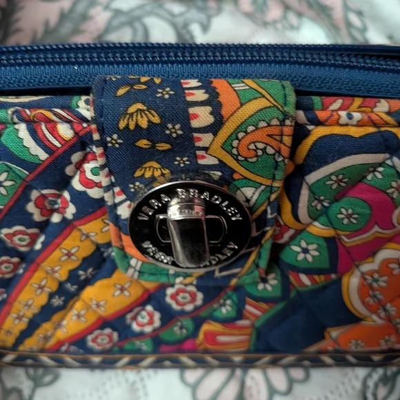 Vera Bradley Multicolor Quilted Zip Wallet - Picture 2 of 8